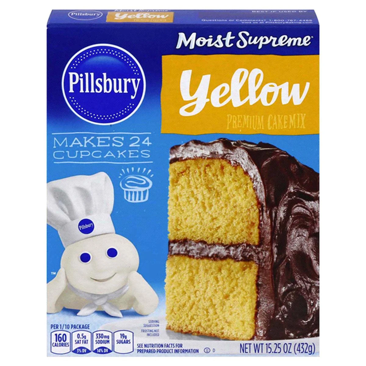 Pillsbury Yellow Cake Mix 15.25oz