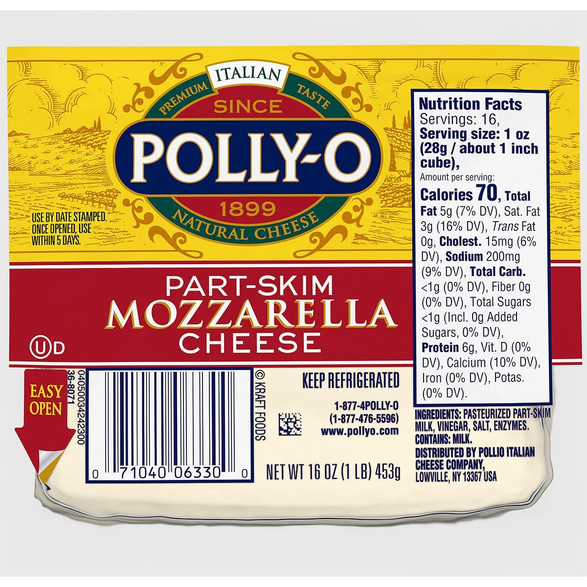 Polly-O Part Skim Mozzarella