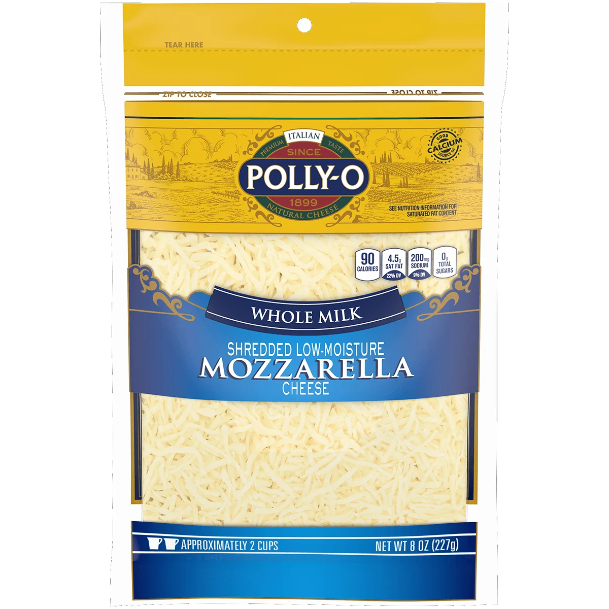 Polly-O Whole Milk Shred Mozzarella