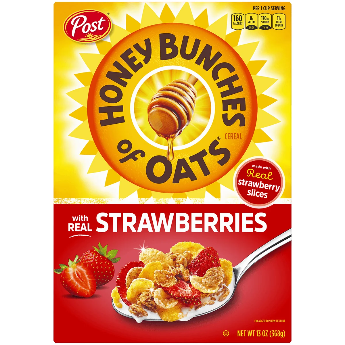 Post HBO Strawberry Cereal 11oz
