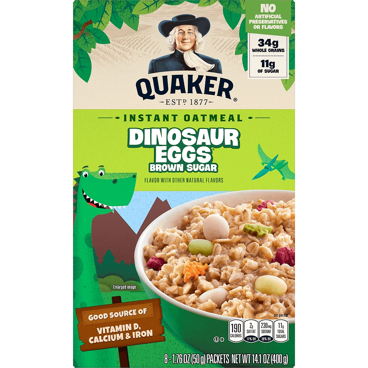 Quaker IO Dinosaur Eggs 14.1oz