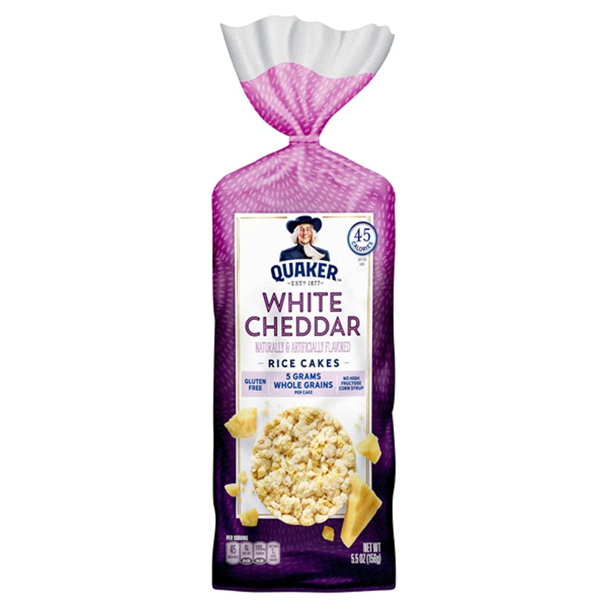Quaker White Cheddar Rice Cake 5.50oz