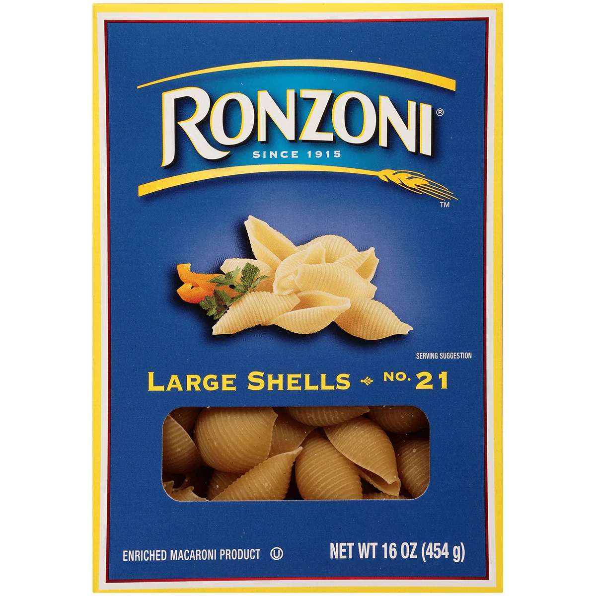 Ronzoni Large Shells 21 16oz