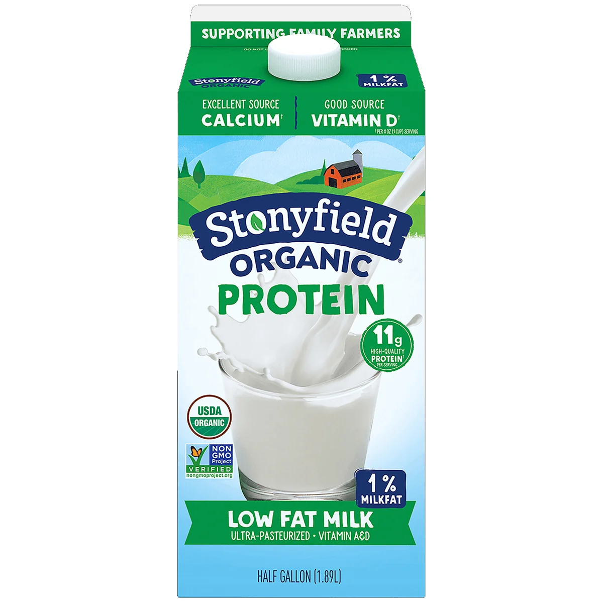 Stonyfield Organic Low Fat Milk 64floz