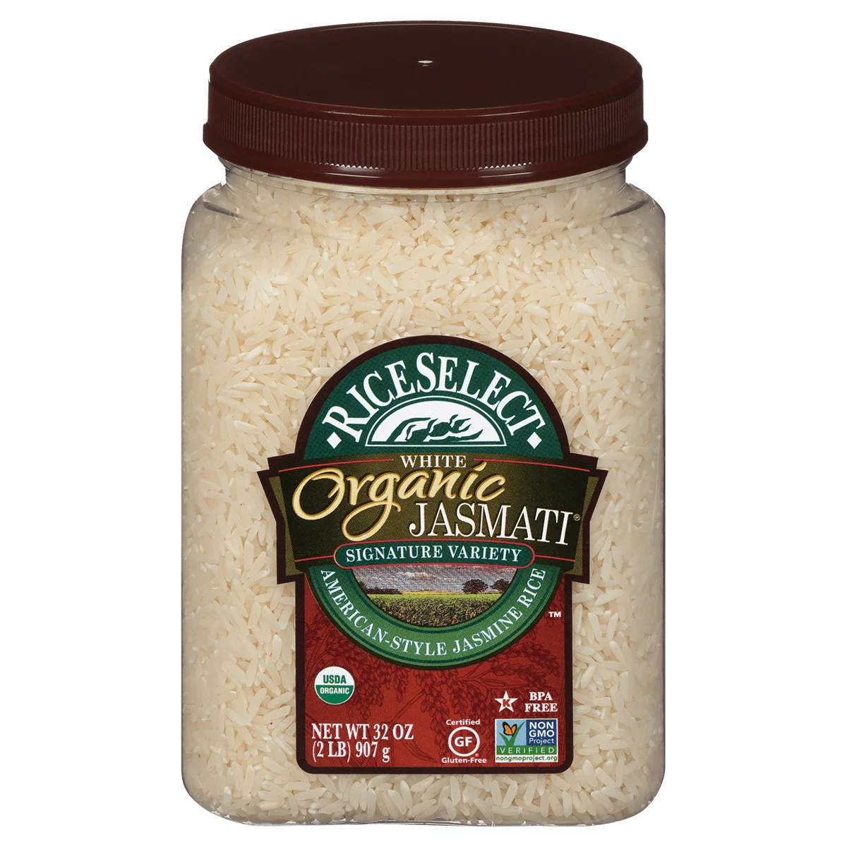 Texmati Organic Basmati Rice Jar 2lb