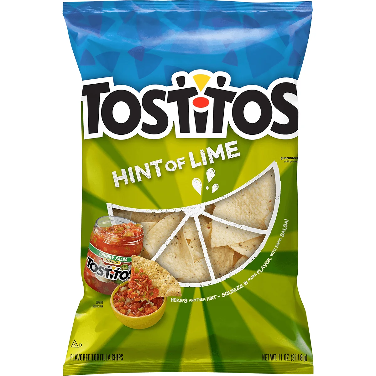 Tostitos Hint of Lime Tortilla 11 oz