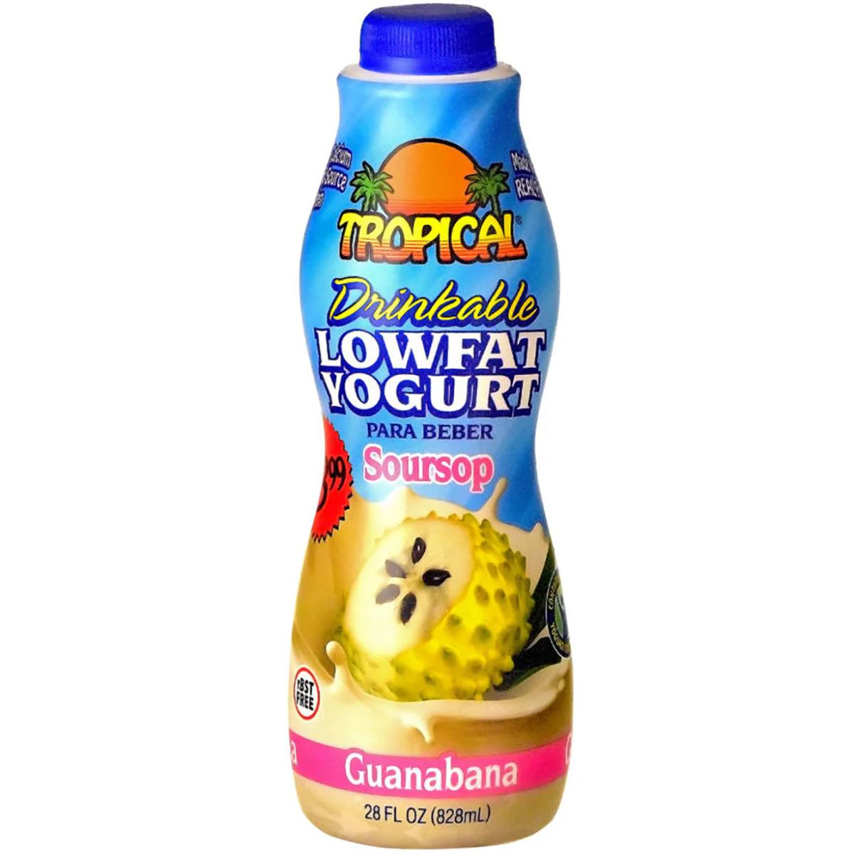 Tropical Drinkable Guanabana Ygrt 28oz