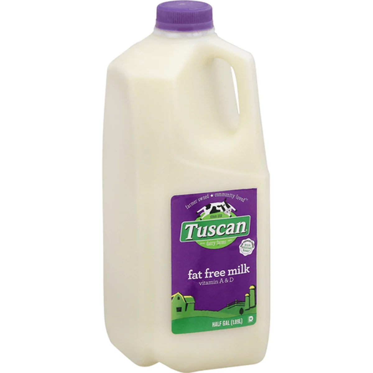 Tuscan Fat Free Milk Half Gal