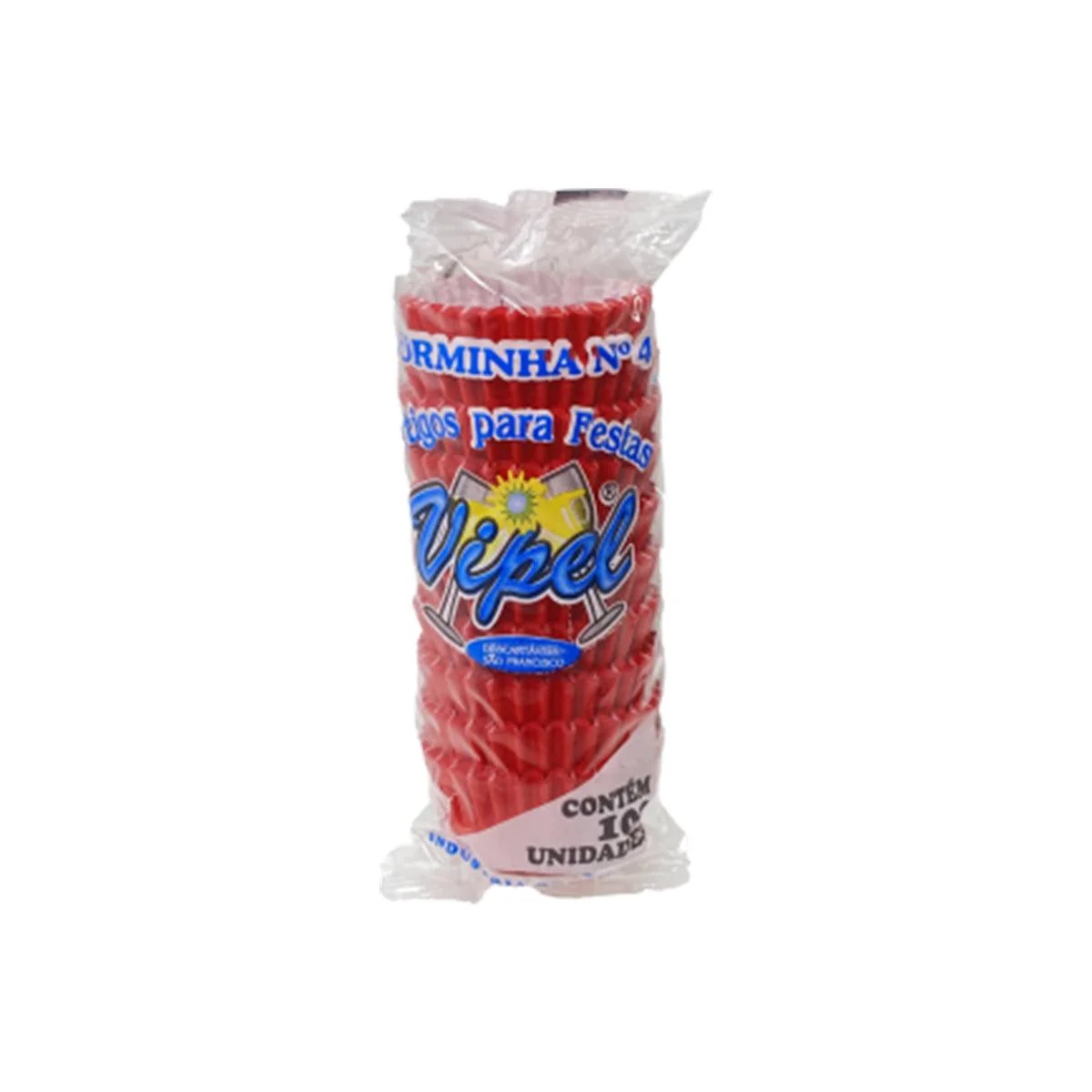 Vipel Formas de Papel Vermelho 4 100ct