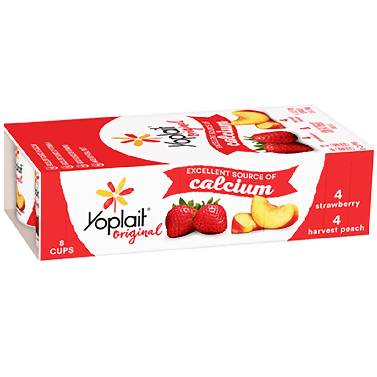 Yoplait Strawb/Harvest Peach 8PK